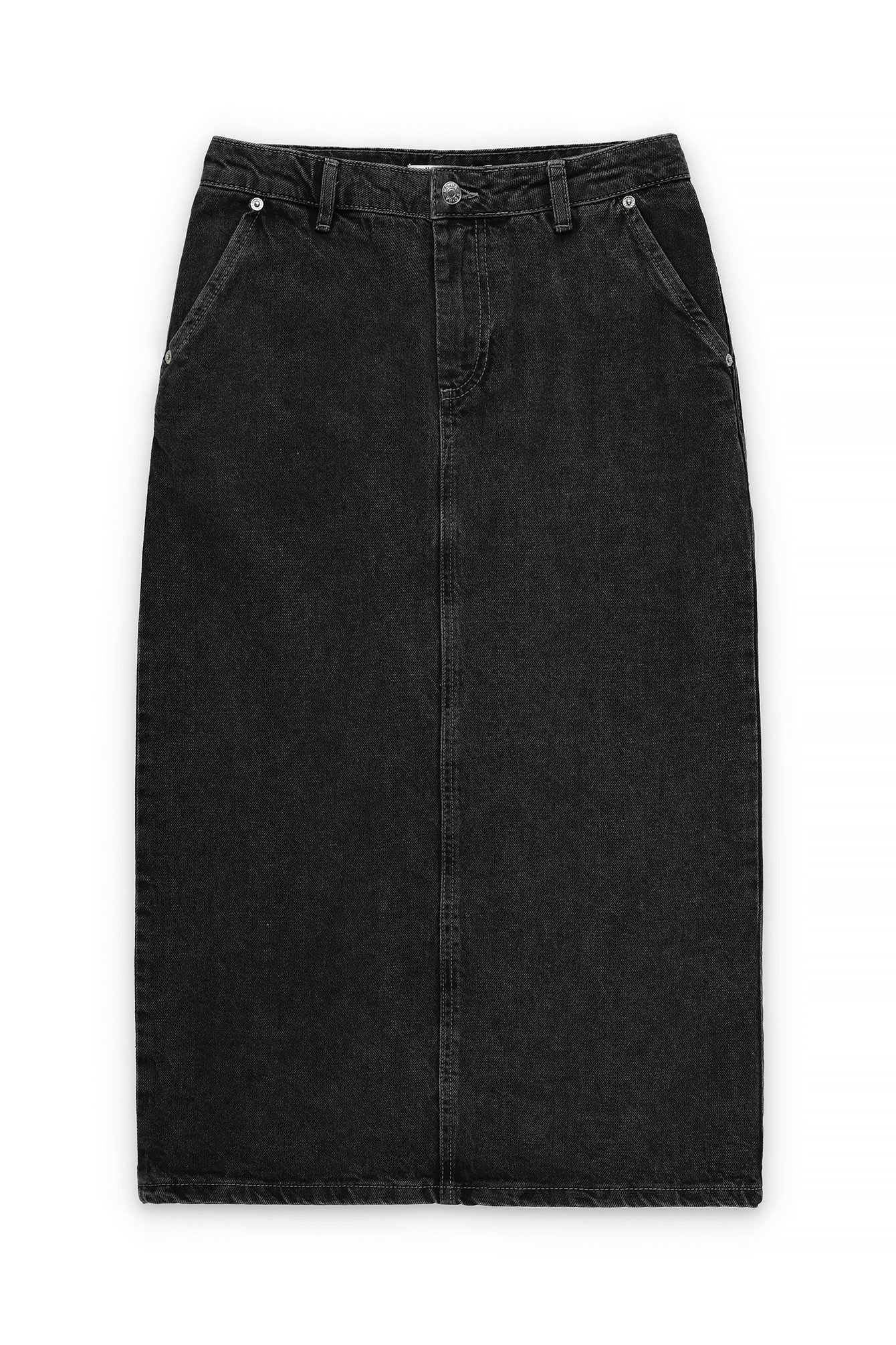 Midi-Jeansrock