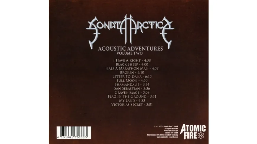 Acoustic Adventures-Volume Two Digipak
