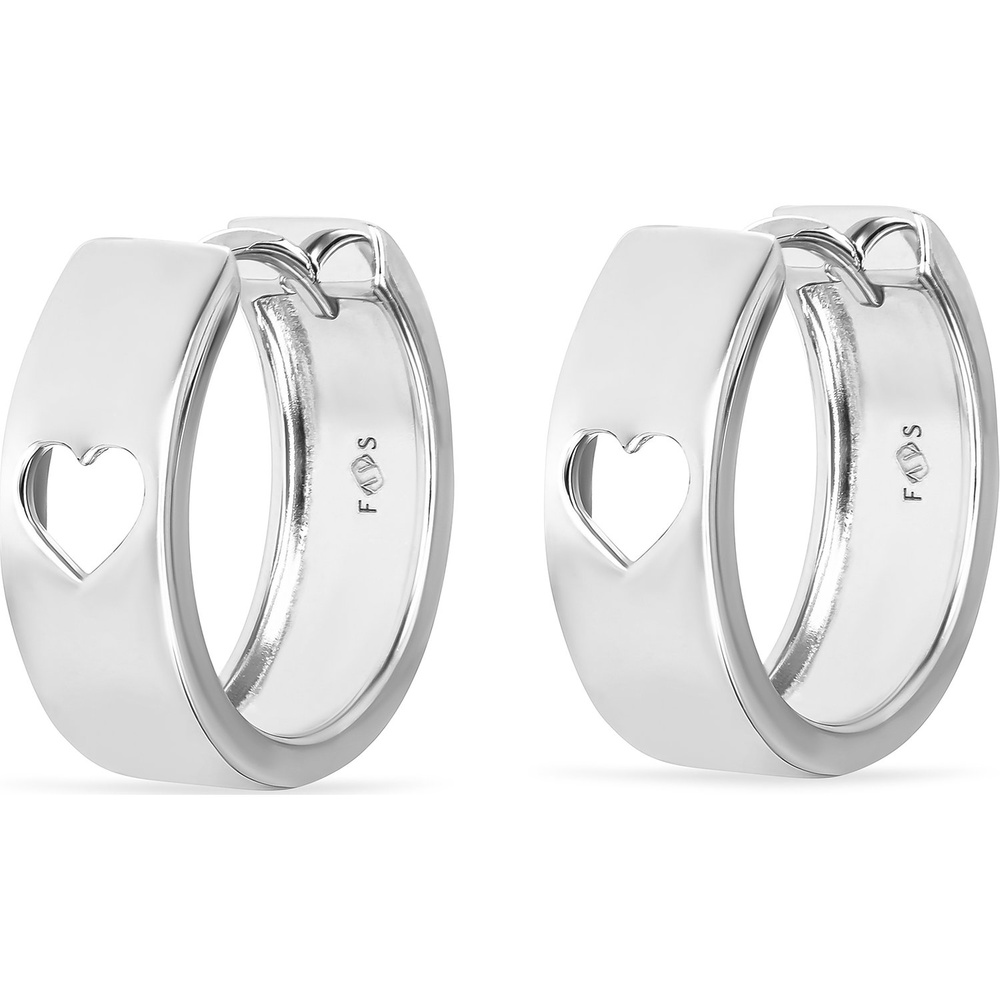 FAVS Créoles 925 Argent Boucles d'oreilles