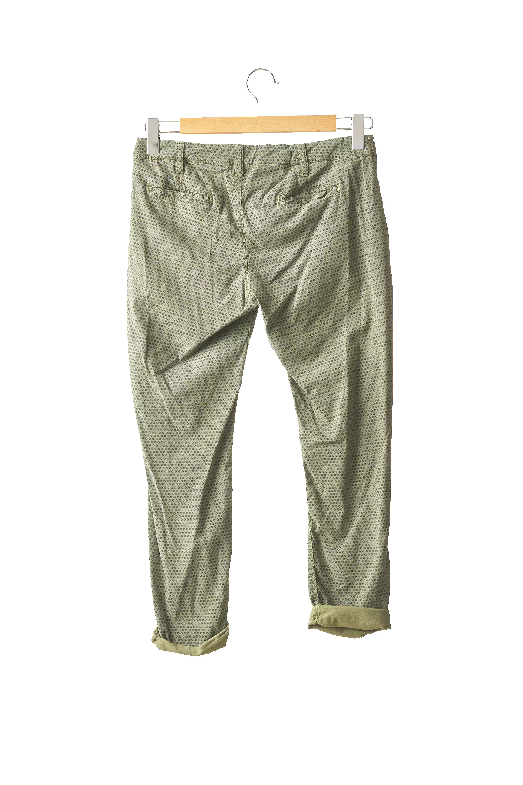 True Nyc Pantalon7 8 Femme couleur vert