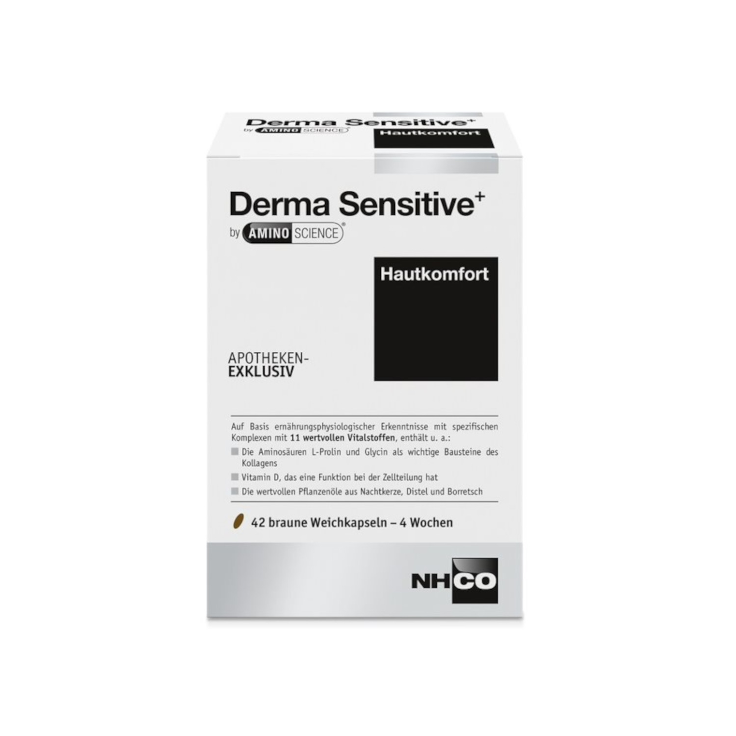 NHCO Derma Sensitive+ by AminoScience Weichkapseln