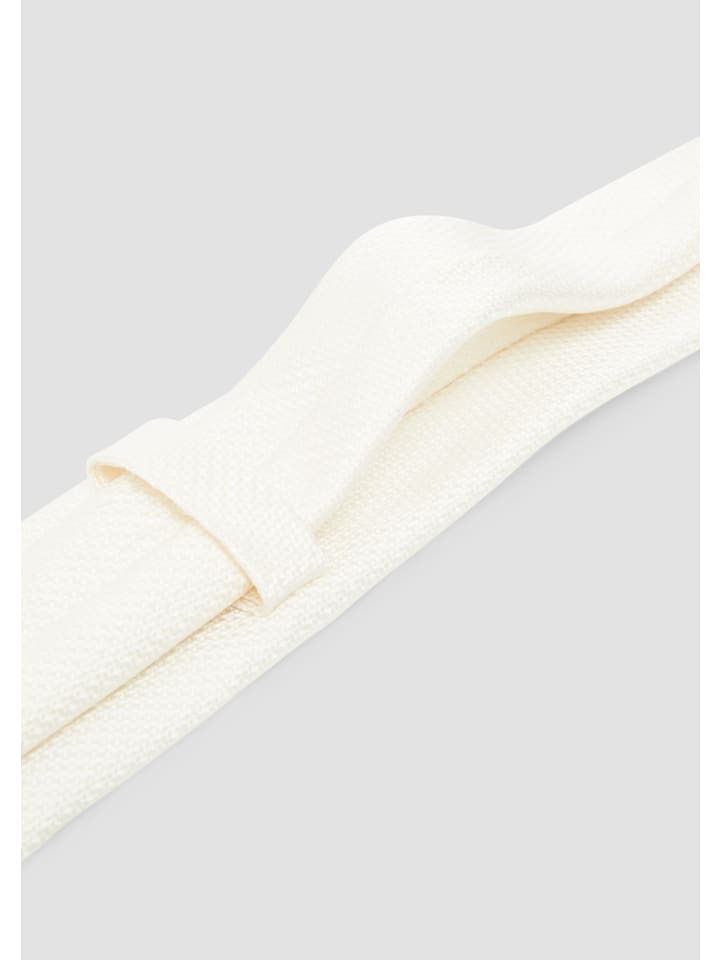 s.Oliver BLACK LABEL Krawatte in Creme günstig kaufen 1