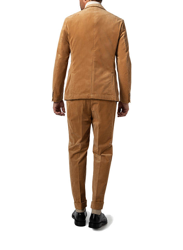 BOSS Black, Anzug Hanry-Perin, Slim Fit, Cord, mittelbeige