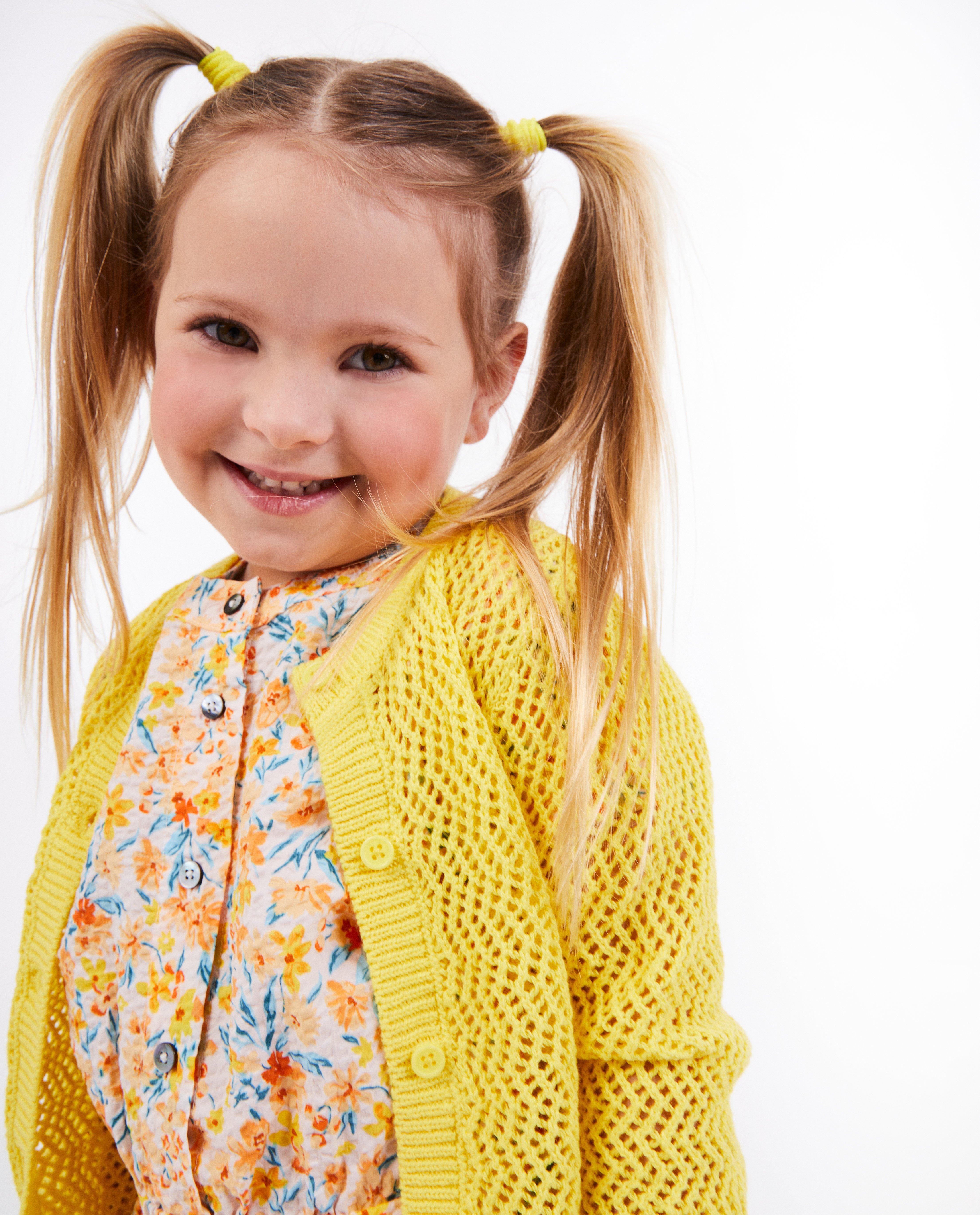 Cardigan tricotat Maya galben