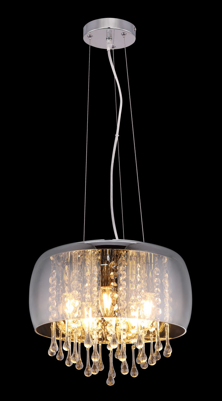 Globo Lighting - KALLA - Hängeleuchte Metall verchromt, 5x E14