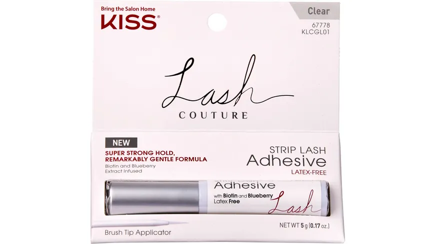 KISS LASH COUTURE Wimpernkleber - transparent KLCGL01C
