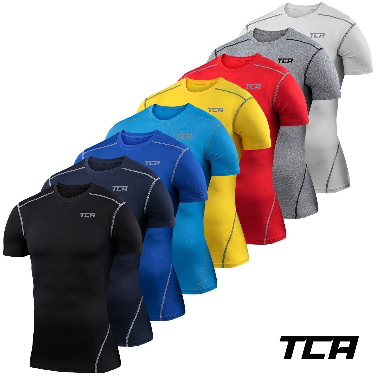 TCA Funktionsunterhemd TCA Herren Pro Performance Shirt, Gelb, XL