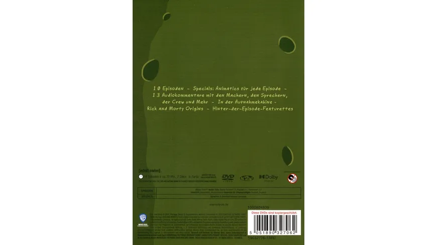 Rick & Morty - Staffel 3  [2 DVDs]