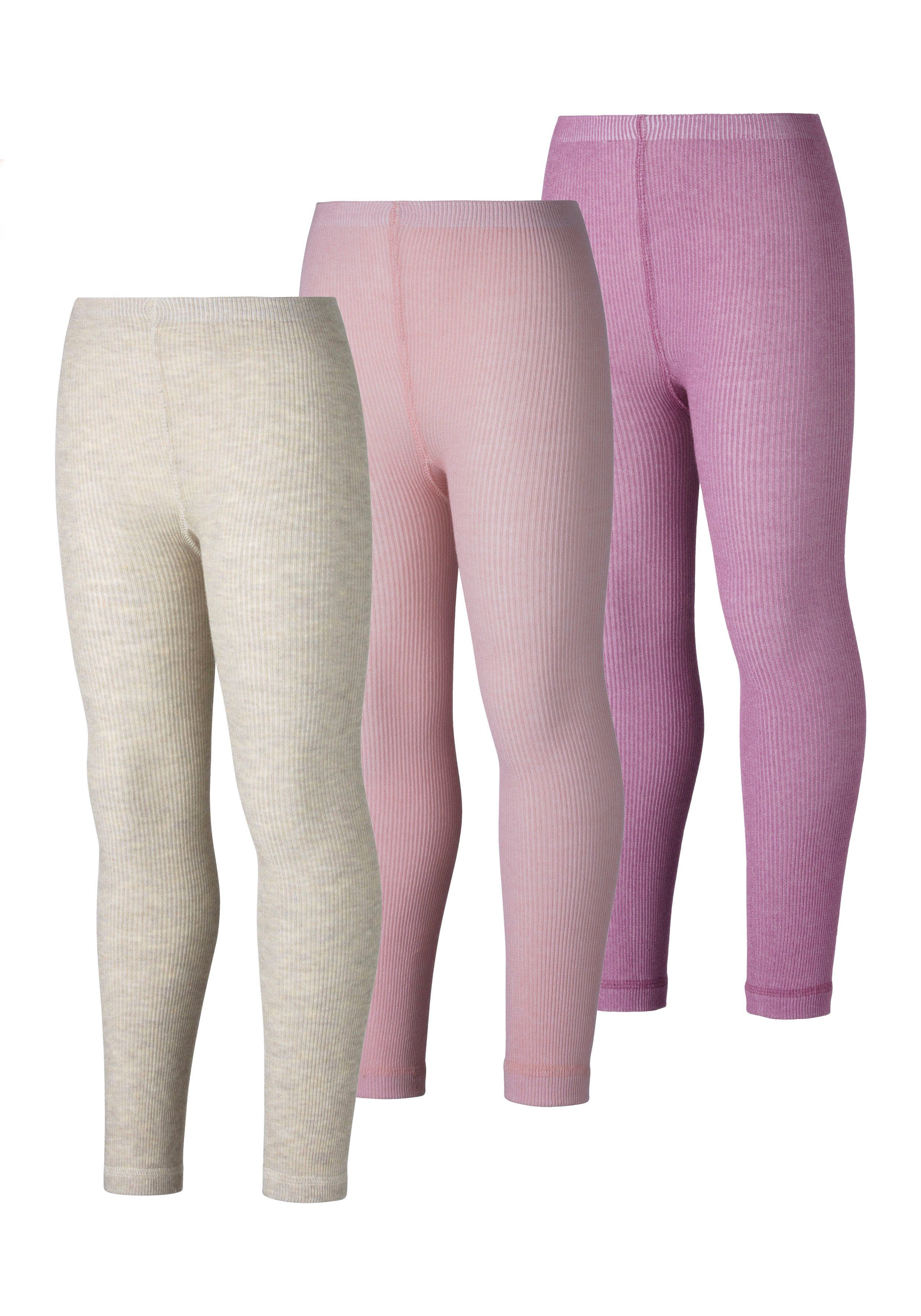 H.I.S Strickstrumpfleggings (Packung 3 St) in feiner Rippqualität