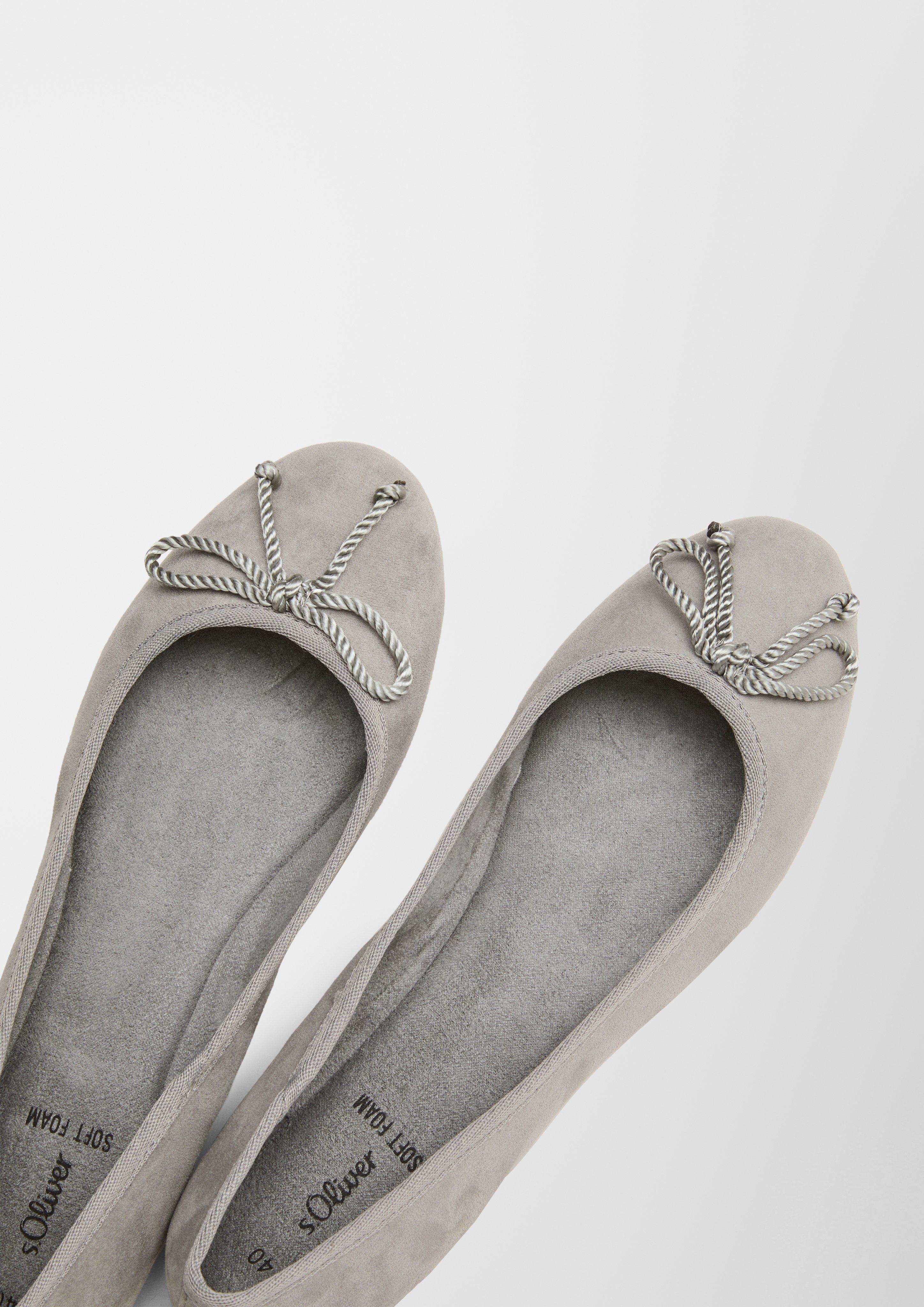 Ballerinas aus Lederimitat  6007387-200
