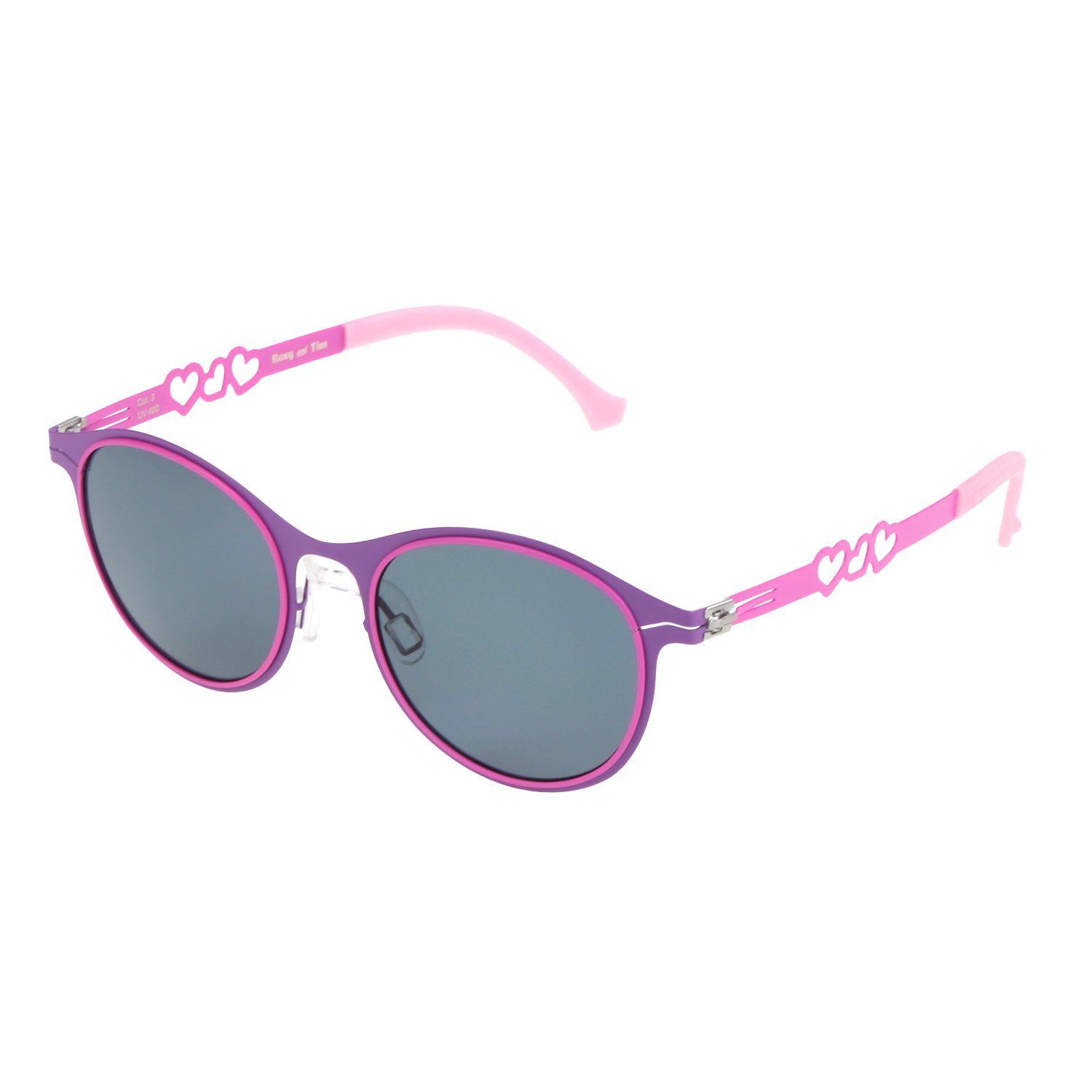 ActiveSol SUNGLASSES Sonnenbrille Kinder Sonnenbrille, Private Eyes, 3-8 Jahre pulverbeschichteter Metallrahmen, weiche Ohrenschoner, leicht 15g