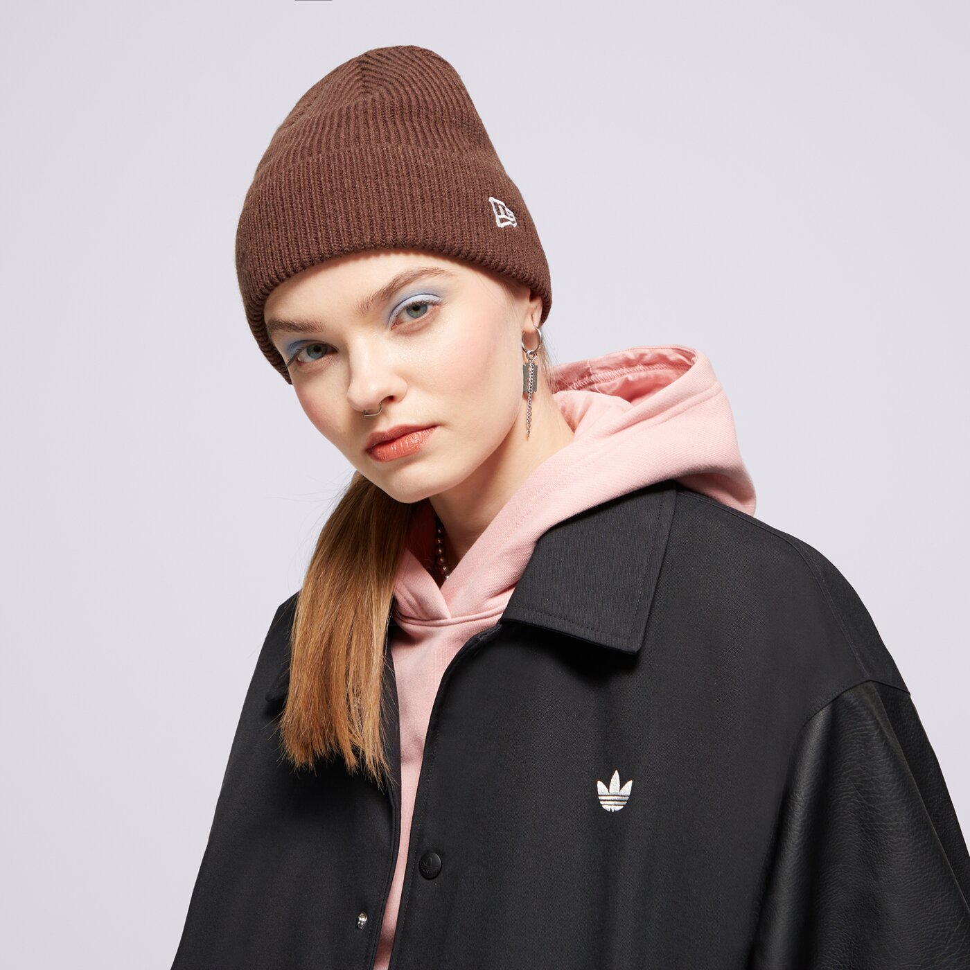 NEW ERA MÜTZE NE WOOL KNIT Dunkelrot