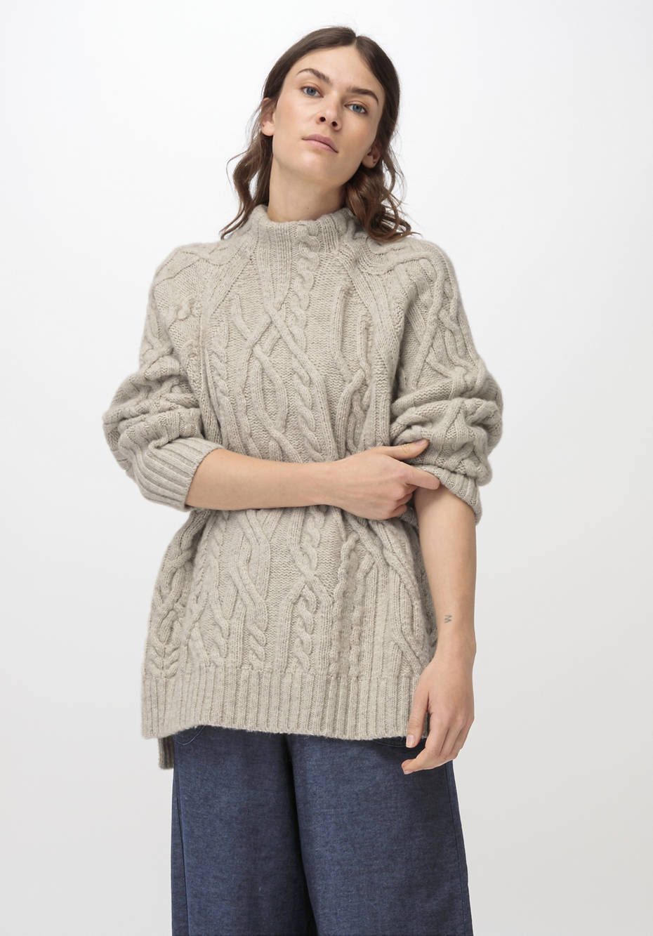 ZERO WASTE Pullover aus reiner Merinowolle