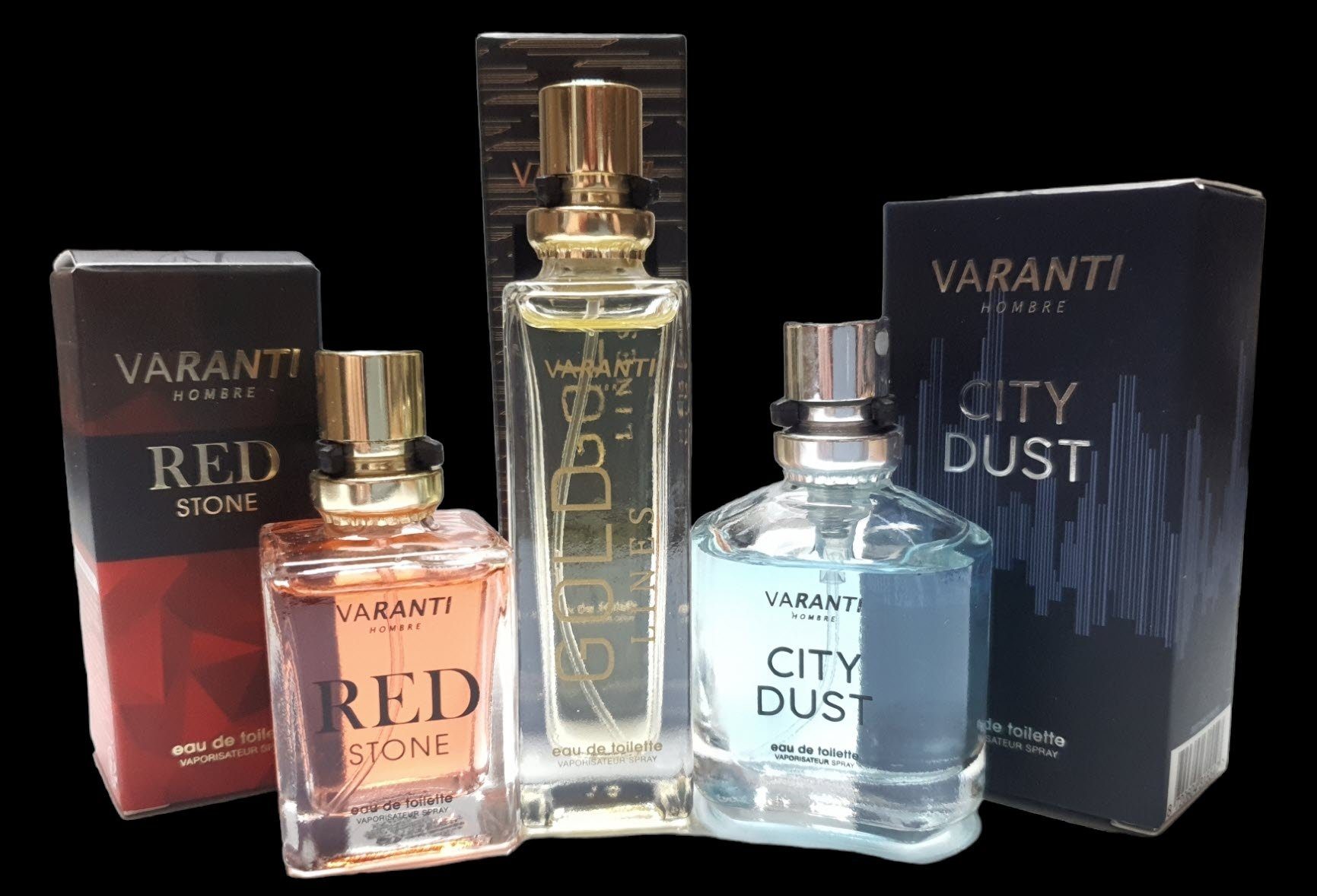 Spectrum Eau de Parfum Parfümset Mini-Flacon 3 atemberaubende Düfte je 15 ml Herrendüfte, 3-tlg.