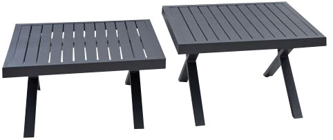OUTDOORGartenmöbel Beistelltisch-Set