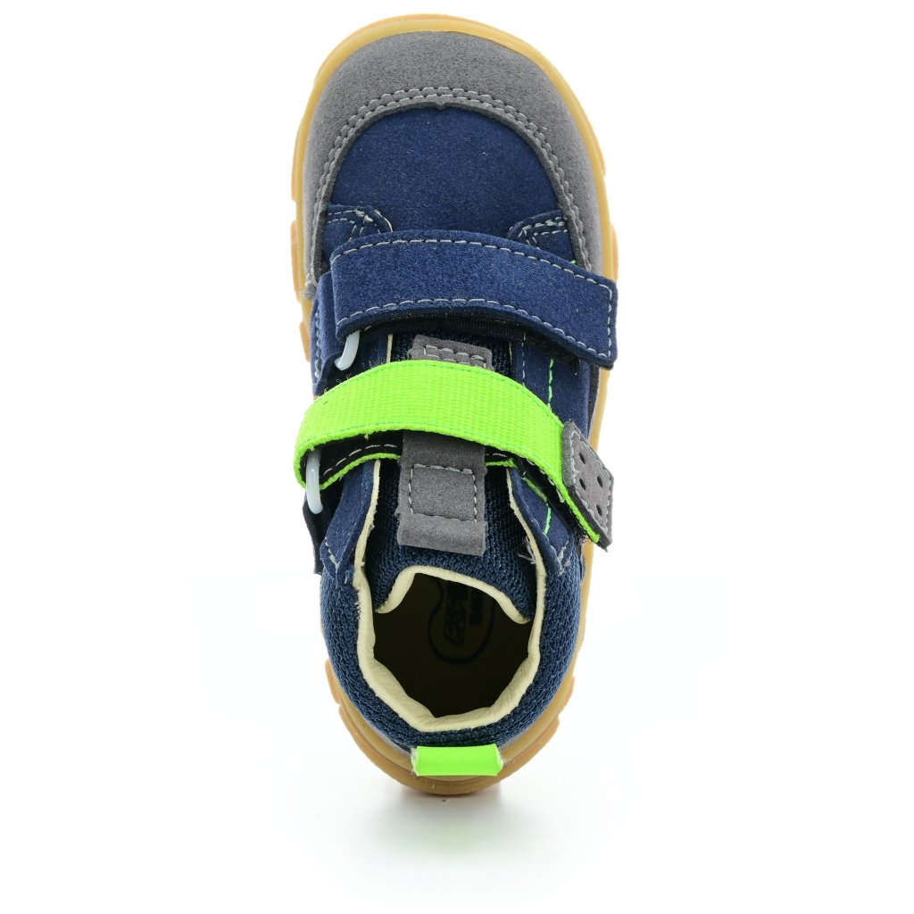 Ricosta Joki Ocean/Graphit blaue Barfuß-Stiefeletten