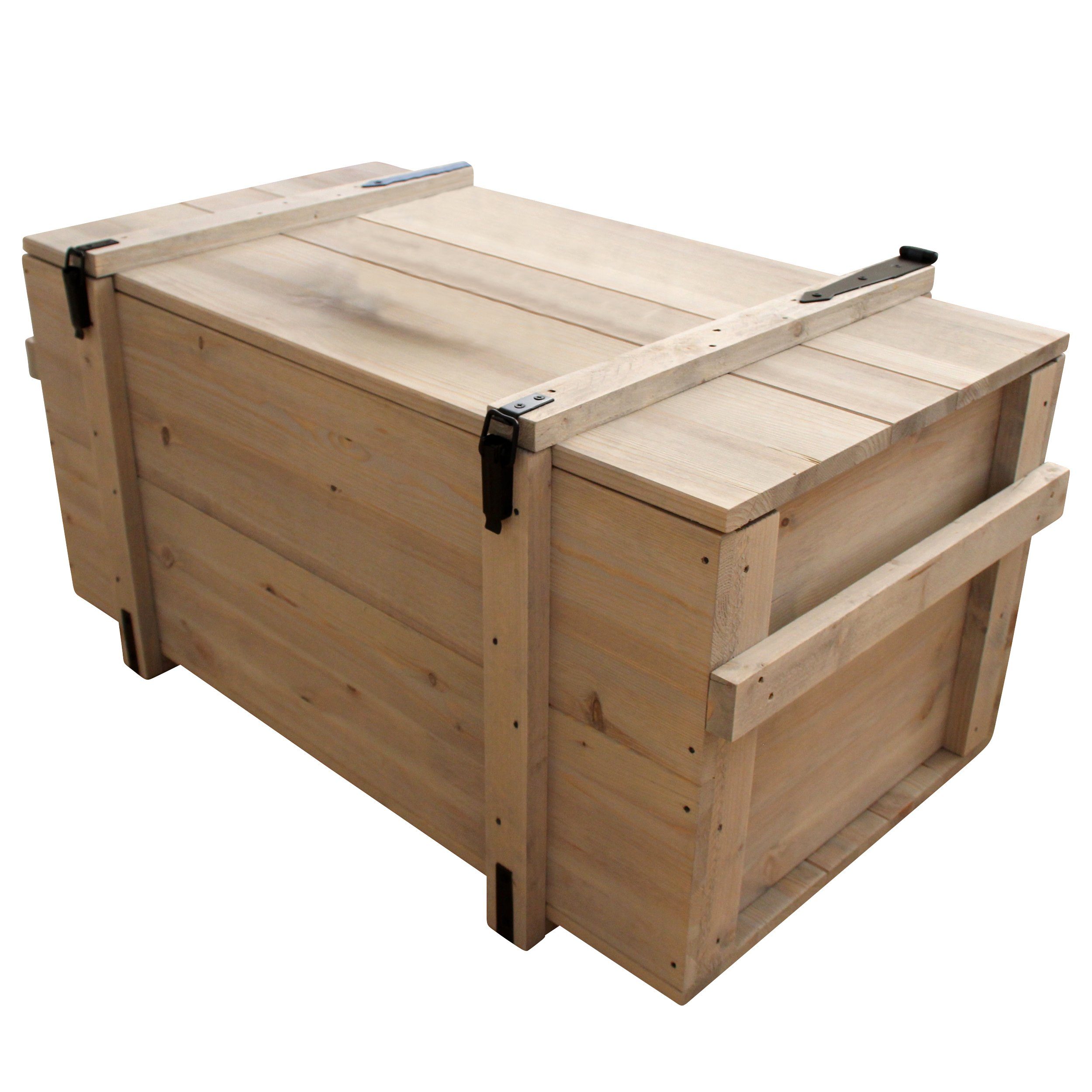 Uncle Joe´s Truhentisch, in Seefrachtkisten-Design