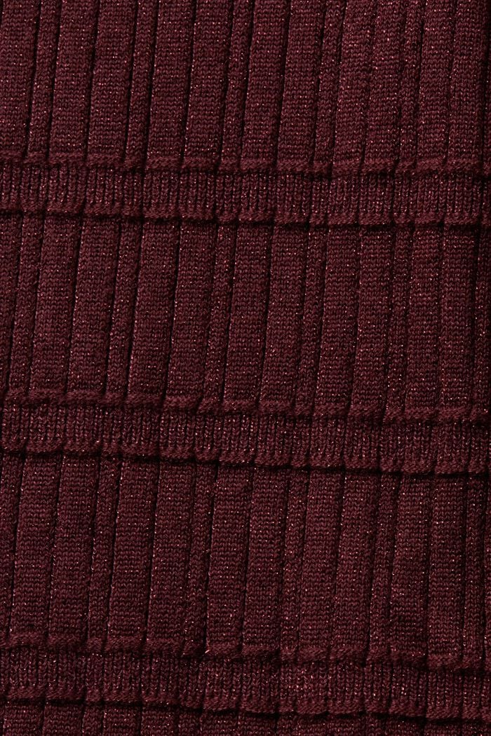 Glitzerpullover mit Stehkragen, LENZING™ ECOVERO™