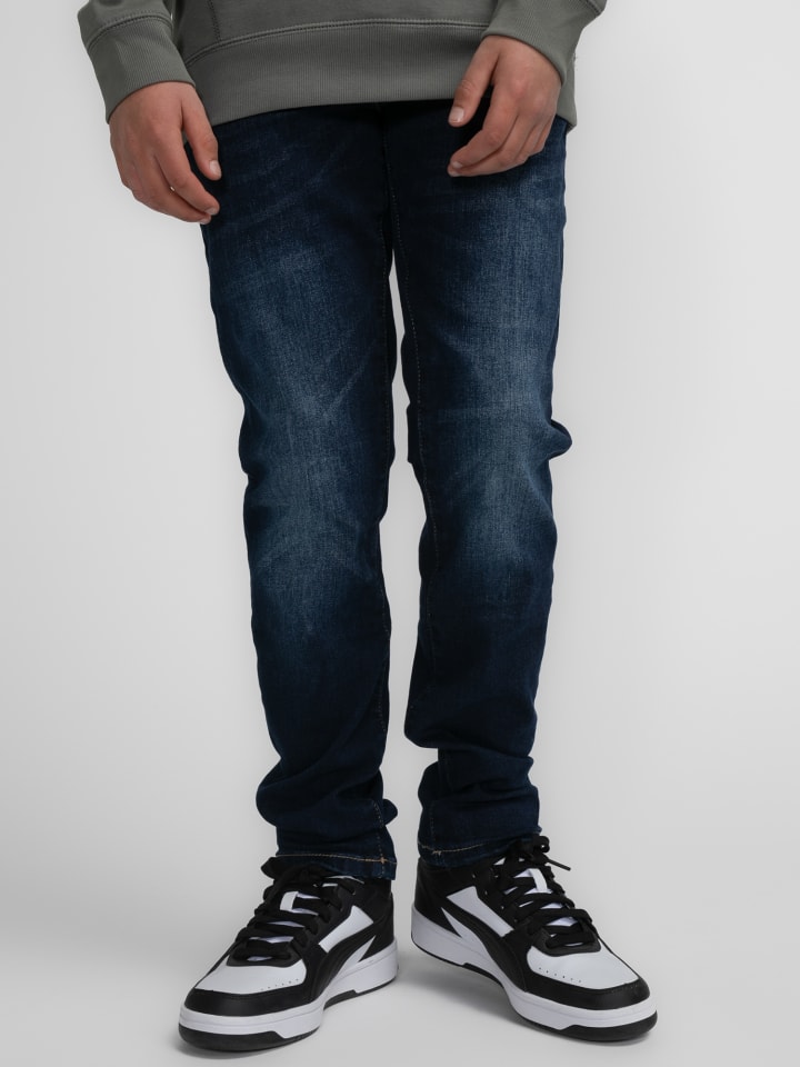Petrol Industries Tapered Fit Jeans Turner Sequim in Blau günstig kaufen