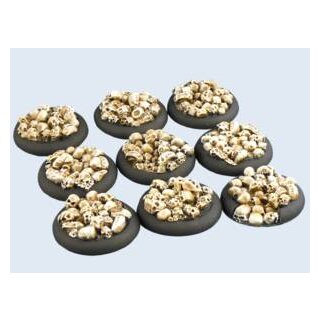 Skulls Bases, WRound 30mm (5 Warmachine Bases)