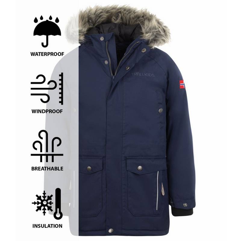 Trollkids Nordkapp Winterjacke Kinder