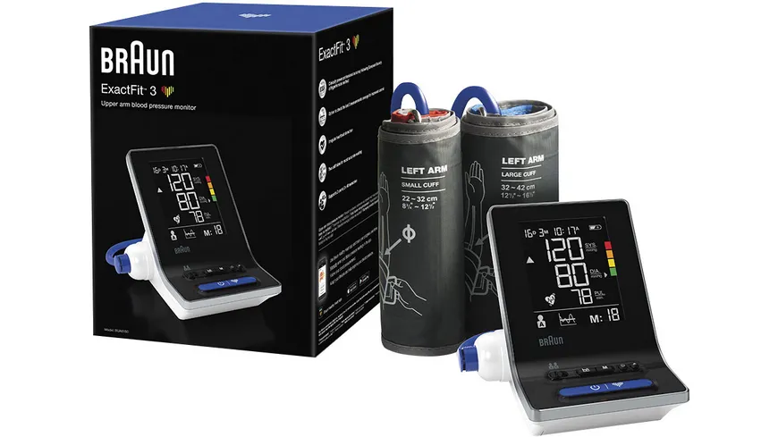 BRAUN ExactFit™ 3 Oberarm-Blutdruckmessgerät