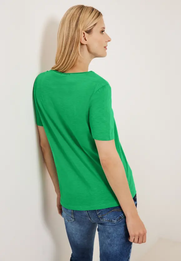 CECIL Basic T-Shirt in Unifarbe