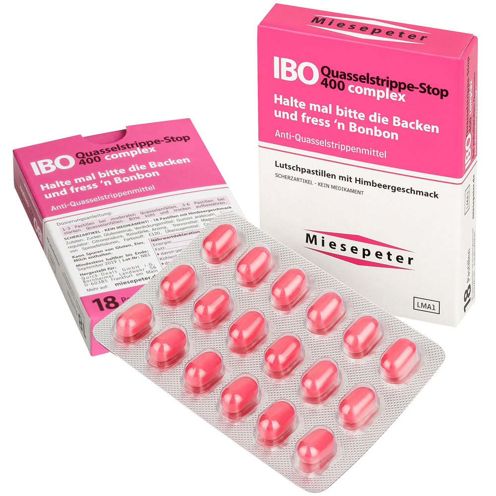 Miesepeter IBO Quasselstrippe-Stop 400 complex 18er