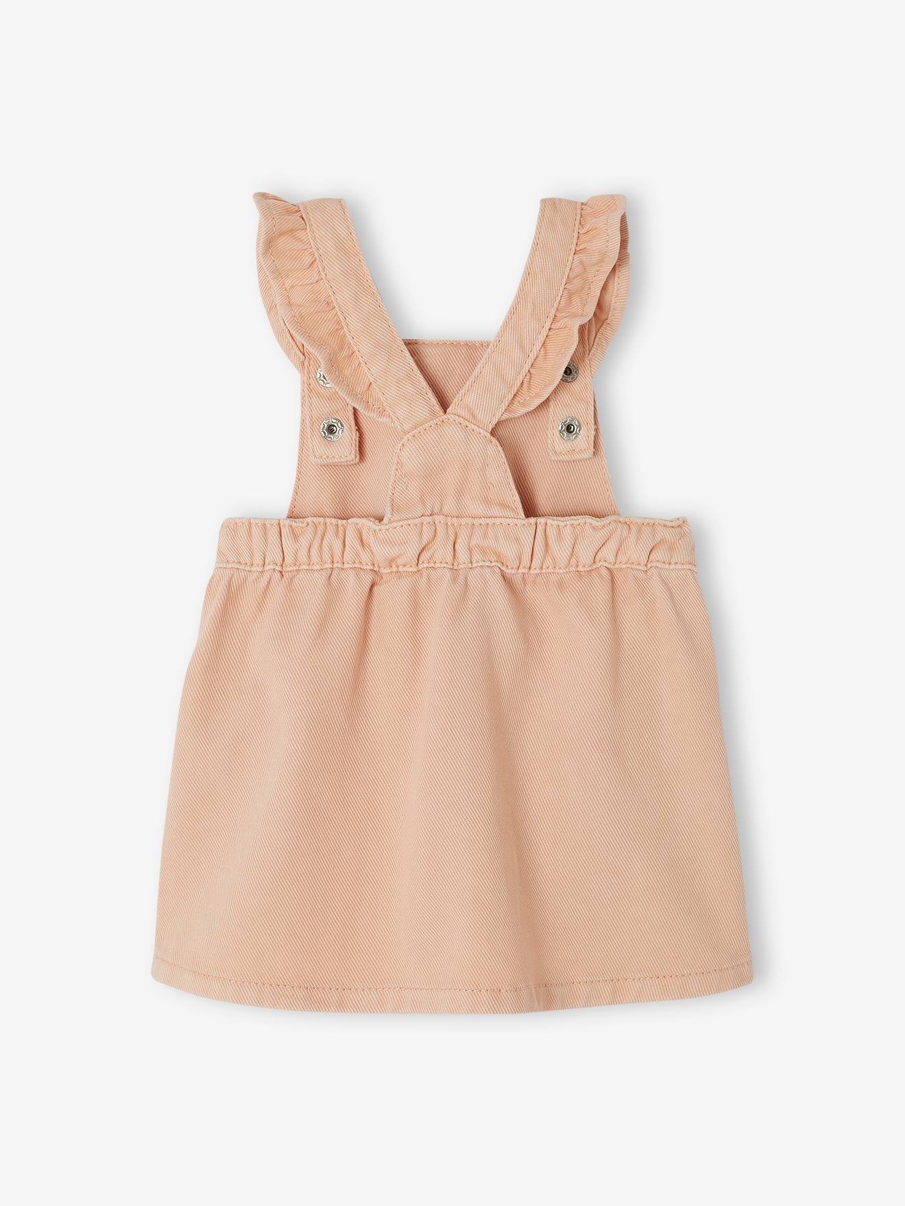 Vertbaudet Baby Latzkleid Oeko-Tex - rosa