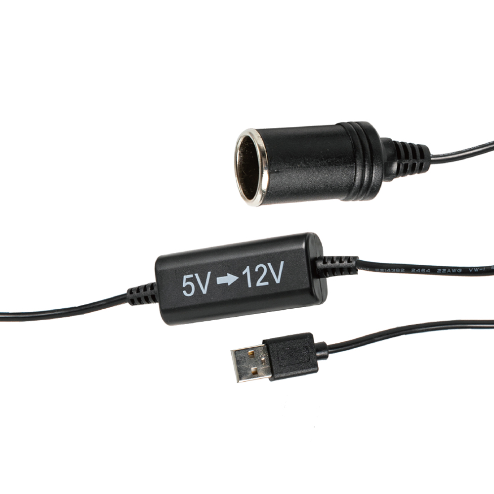 Norauto Konverter USB-Anschluss 5 V auf 12 V Zigarettenanzünderbuchse - ATU