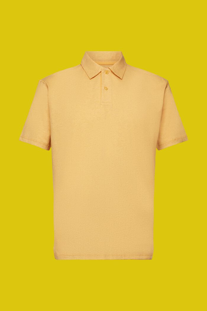 Hemd mit Polokragen aus Baumwolljersey