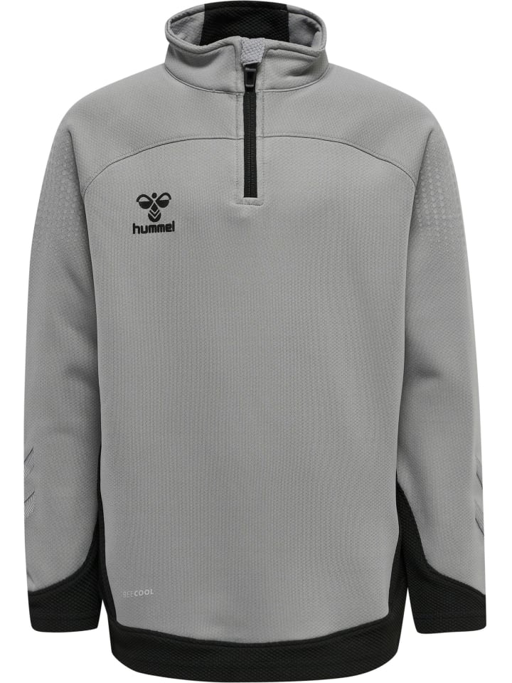 Hummel Hummel Halbreißverschluss Sweatshirt Hmllead Kinder in GREY MELANGE günstig kaufen