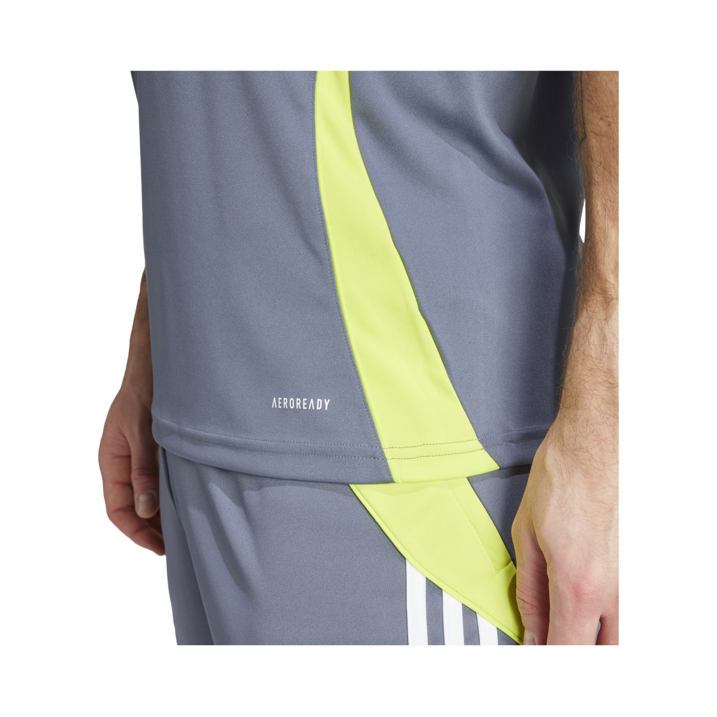 adidas Tiro 24 Trikot Grau Weiss Gelb