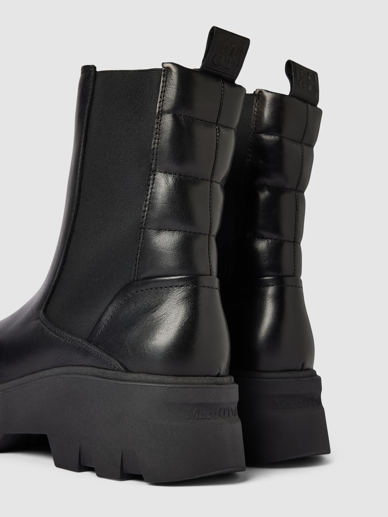 Stiefel aus Leder Modell 'LILIAM' in schwarz
