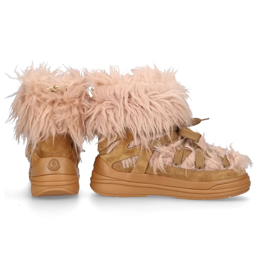 Moncler - Stiefeletten M2370 Lammleder - beige