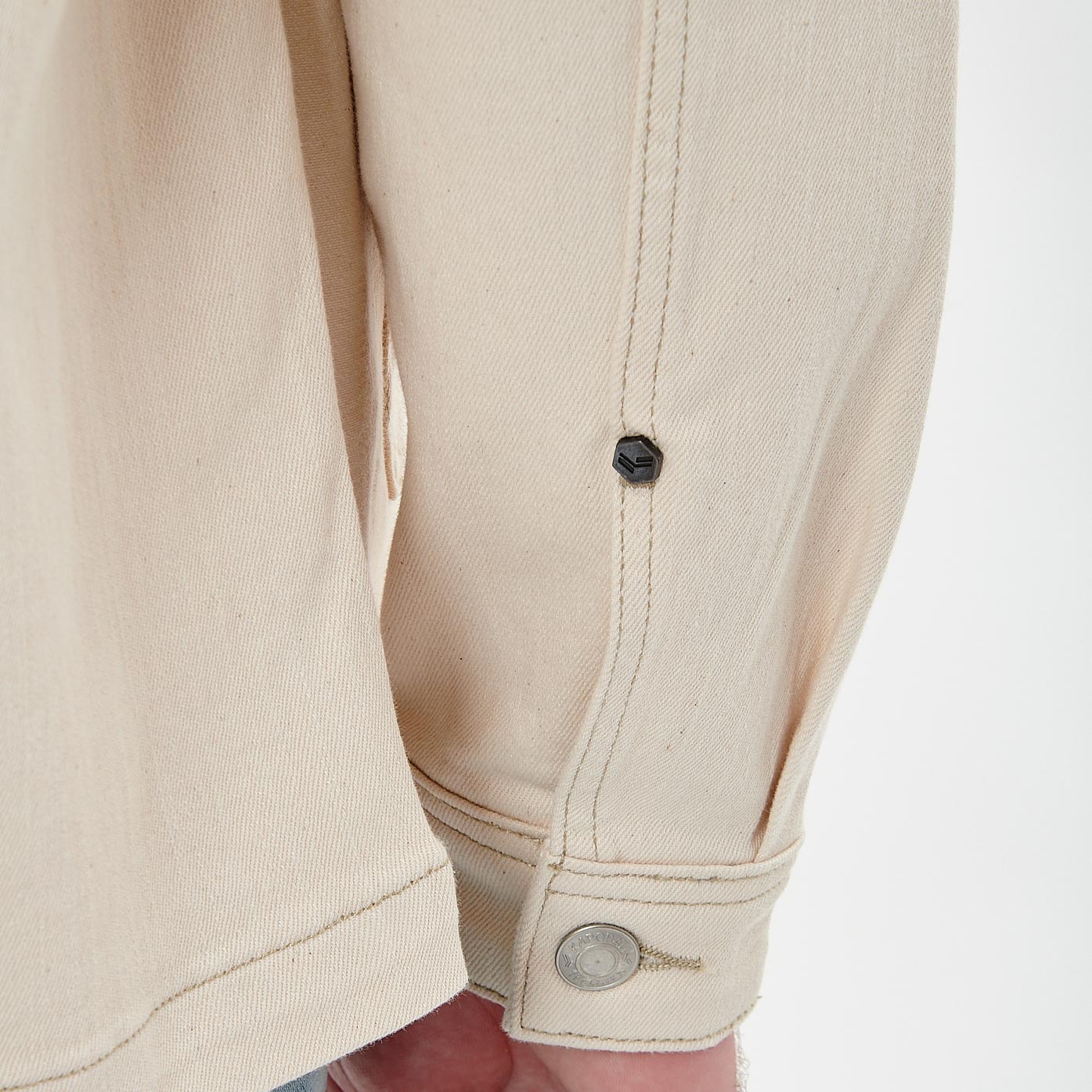 ELRON  Veste en jean beige Homme