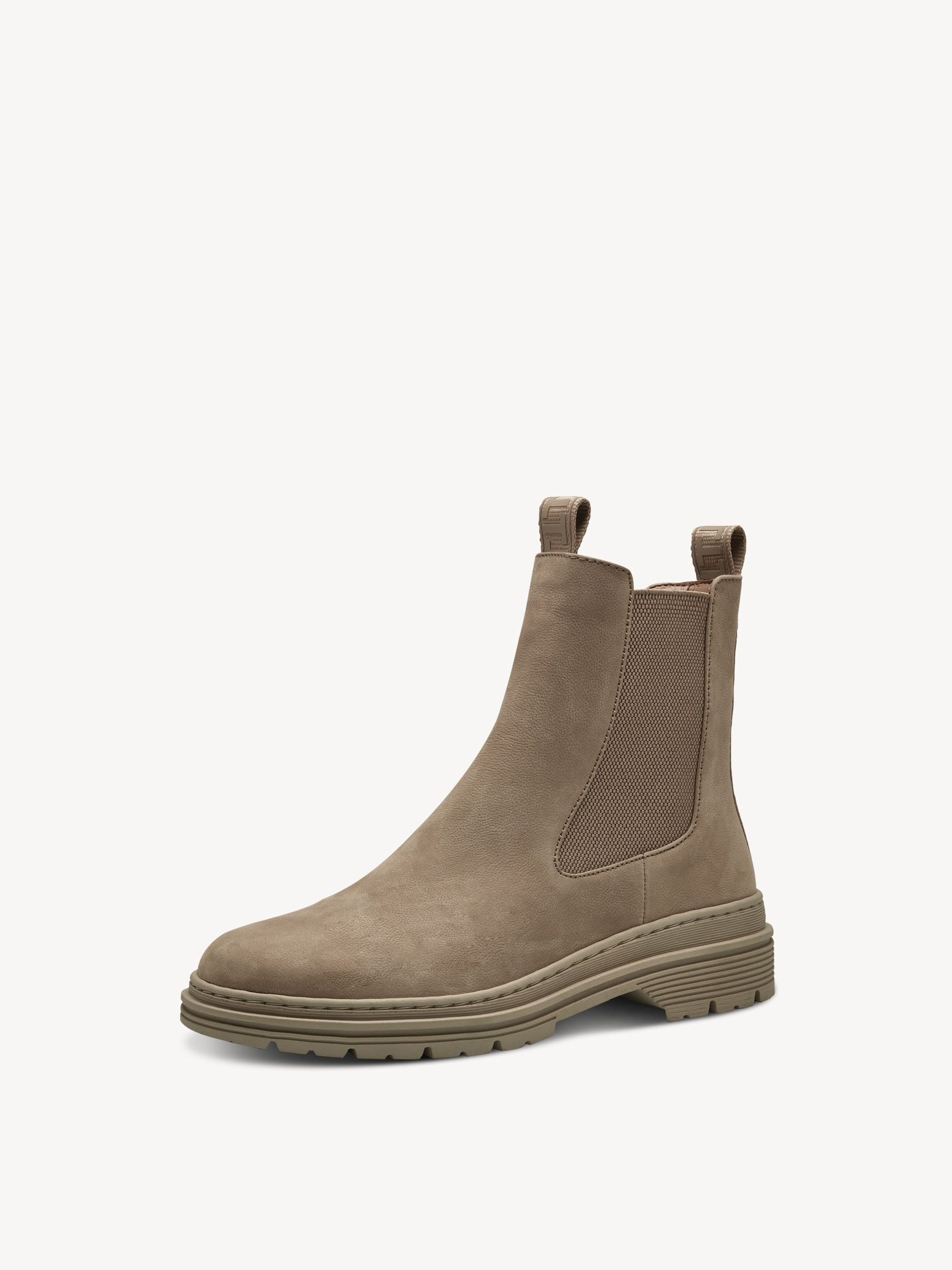 Bottine Chelsea en cuir - marron