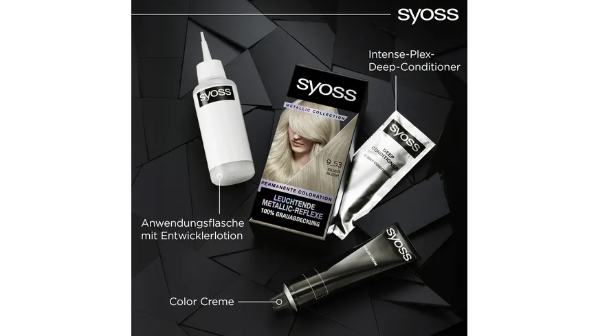 syoss Metallic Collection Permanente Coloration 115 ml 9_53 - silver blush