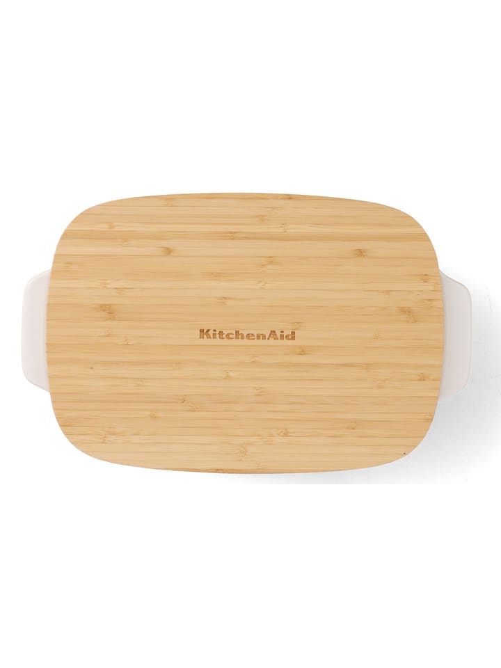 KitchenAid 2tlg. Set: Auflaufform in Creme - 3,8 l günstig kaufen onesize