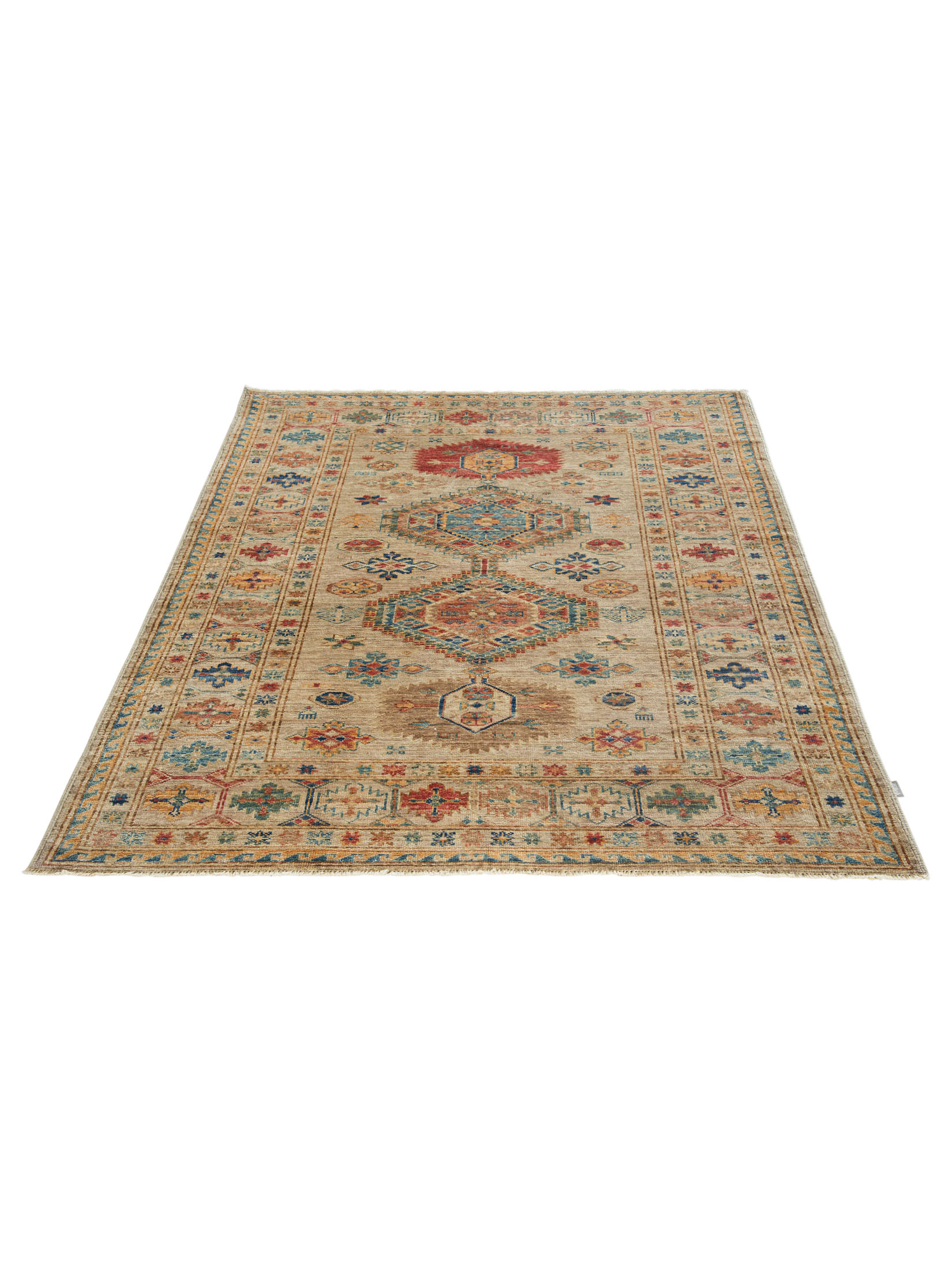 Kazak Ghazni ca. 132 x 187 cm, Unikat / Einzelstück
