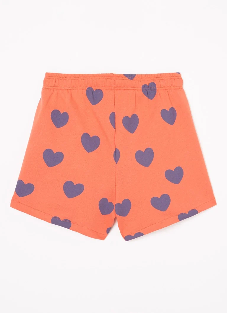Pantaloni de trening Rodini din bumbac organic cu imprimeu, croială lejeră.