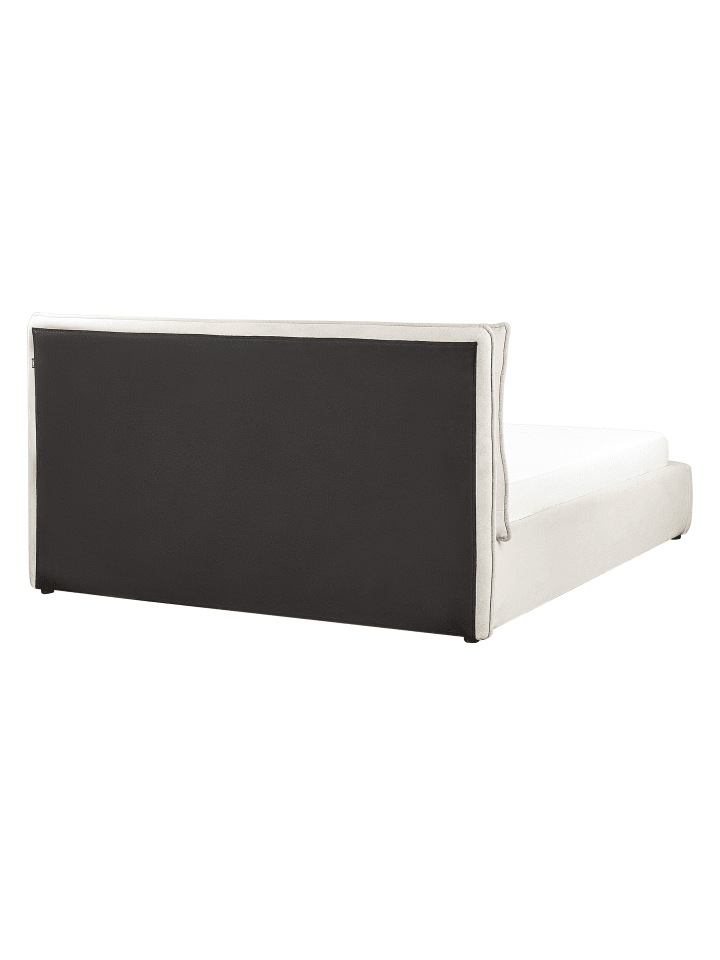 Beliani Doppelbett BAJONNA in Beige - (W) 184 x (H) 102 x (L) 235 cm günstig kaufen onesize