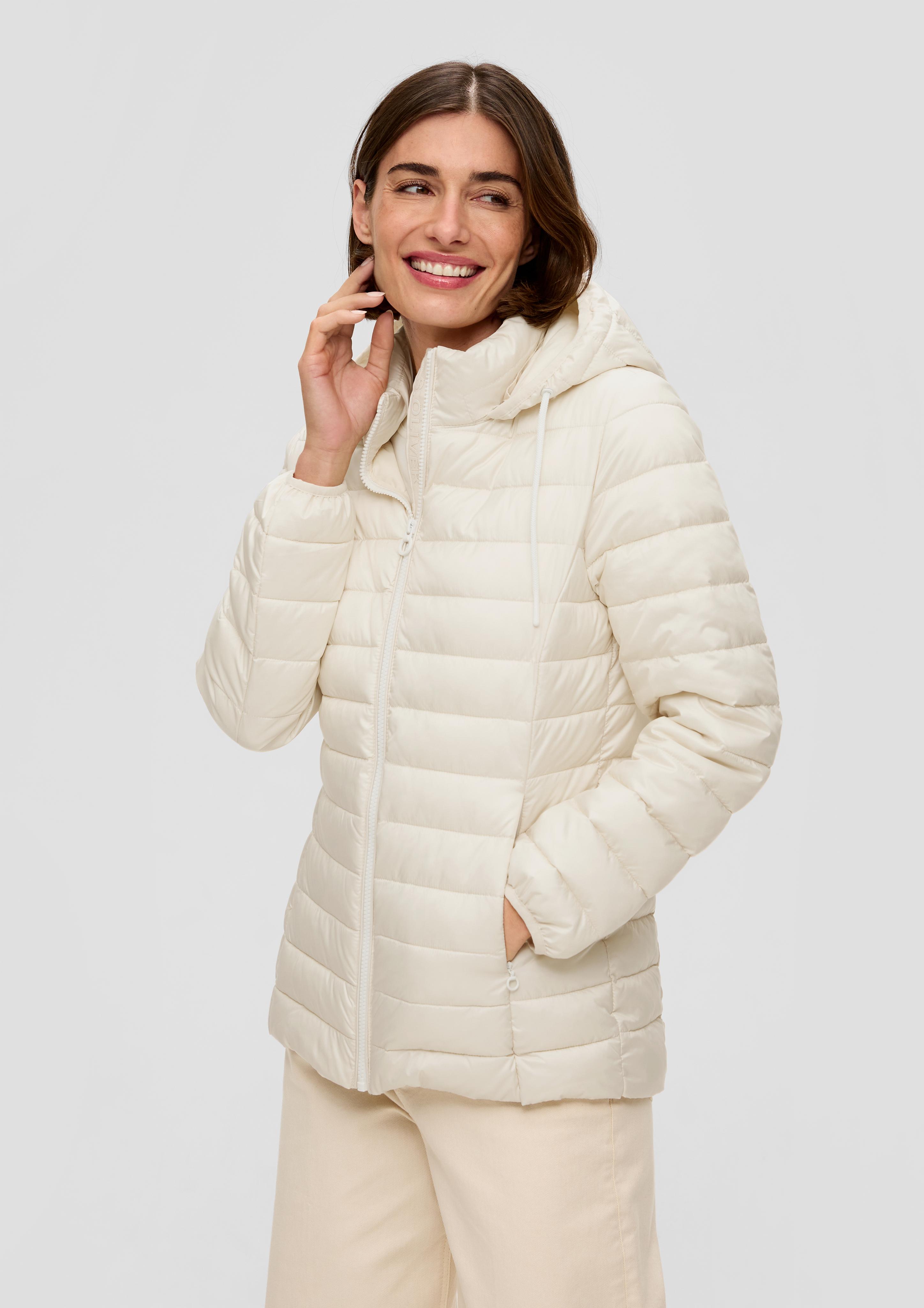 Leichte Steppjacke mit abnehmbarer Kapuze  2141878-0330