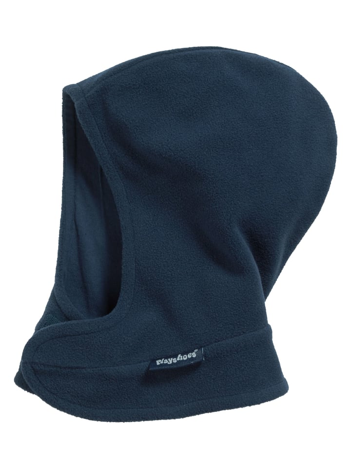 Playshoes Fleece-Schalmütze mit Klettverschluß in Marine günstig kaufen