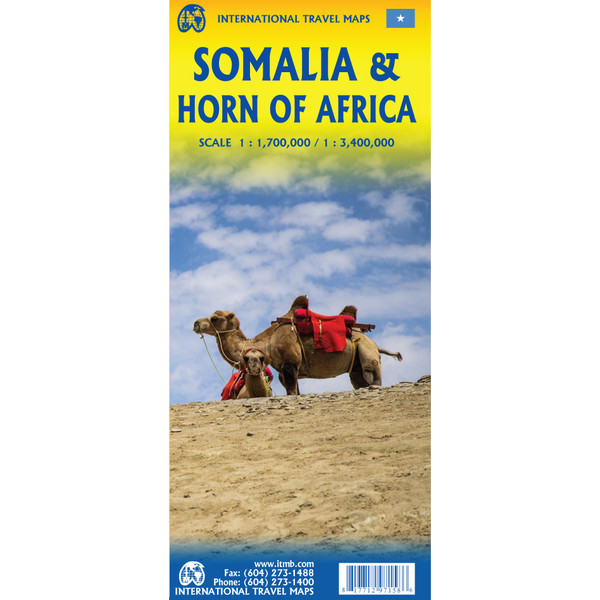 Somalia 1 : 1 700 000 / Horn of Africa Travel Map 1 : 3400 000 - Karte