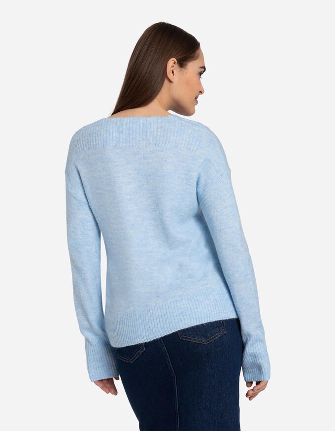 Strickpullover - V-Ausschnitt