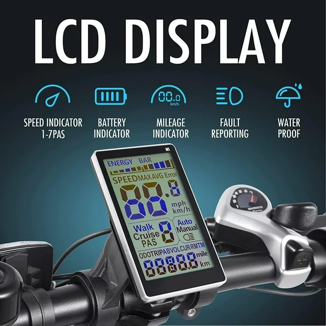 DYU 20 4.0 Fat Tire Electric Bike for Adults, 500W 48V 14AH, LG Battery, Shimano 7-Speed, Foldable E Bike