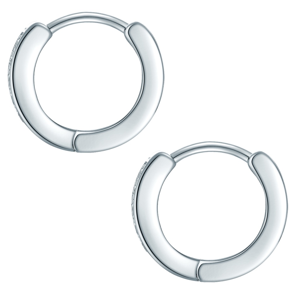 Rafaela Donata Boucles doreilles Argent sterling Oxyde de zirconium (CZ) en Argent Boucles d'oreilles