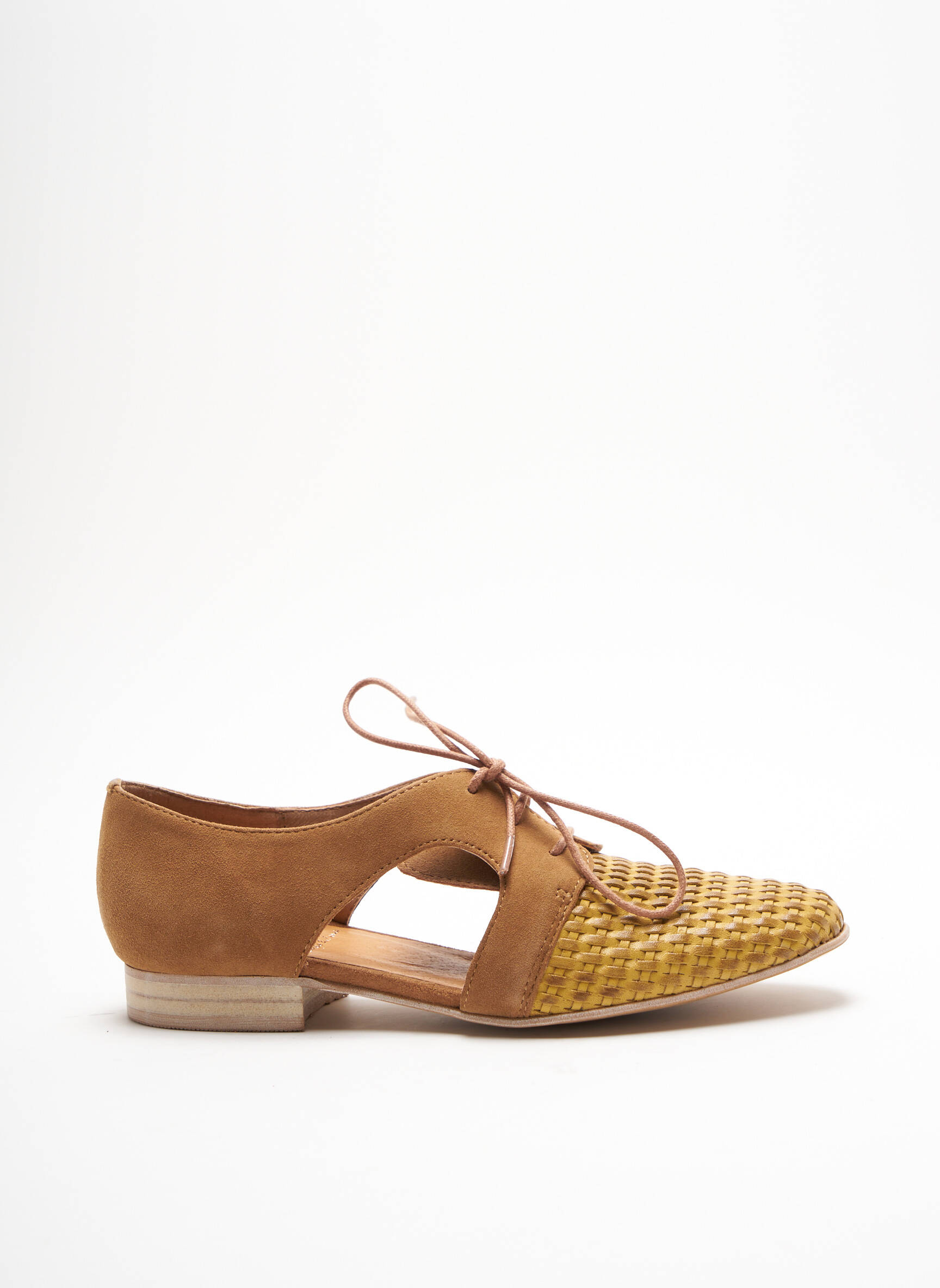 Emilie Karston Derby Femme couleur jaune
