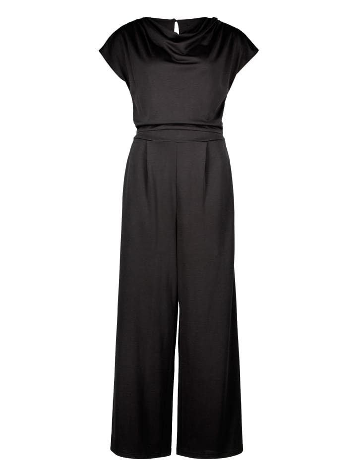 Zero  Jumpsuit mit Wasserfallausschnitt in Black Beauty günstig kaufen